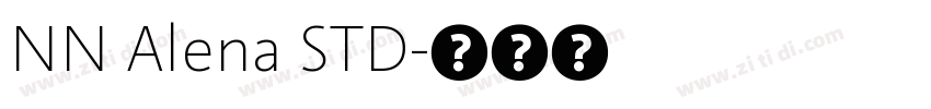NN Alena STD字体转换